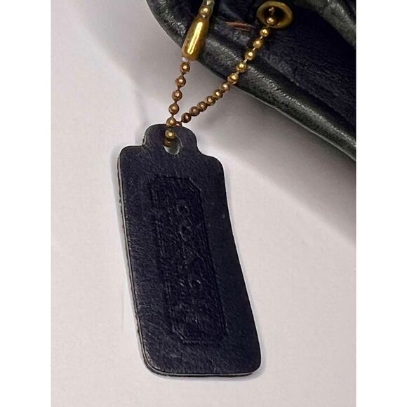 Coach Navy Bonnie Cashin Era Leather Buckled Clutch High, NYC Made - Picture 11 of 16